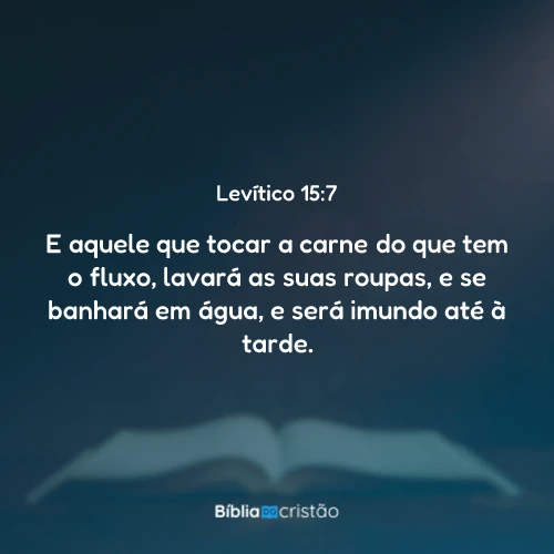 Levítico 15:7