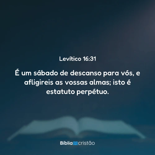 Levítico 16:31