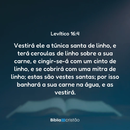 Levítico 16:4