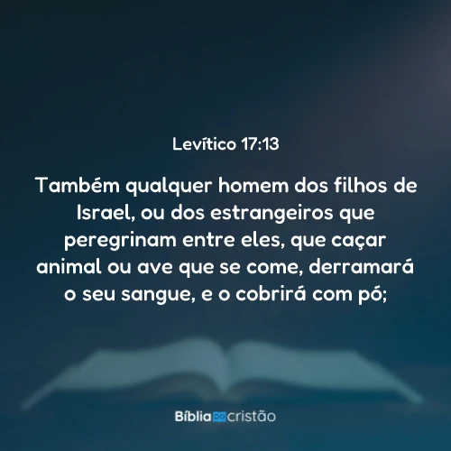 Levítico 17:13