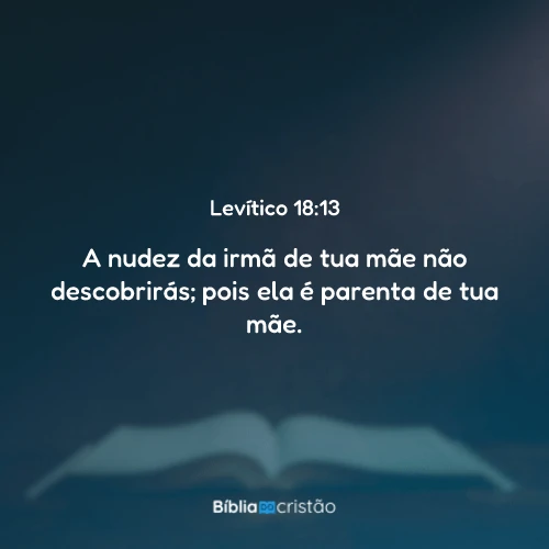 Levítico 18:13