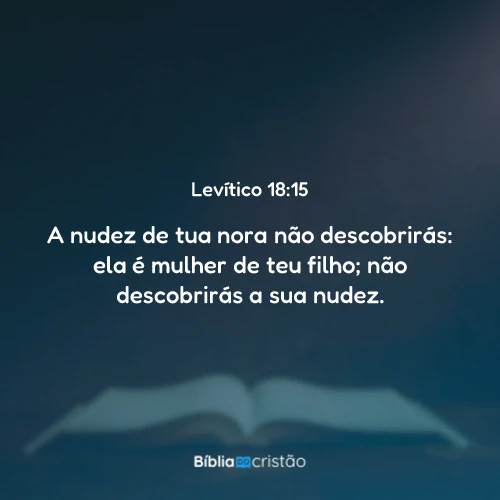 Levítico 18:15
