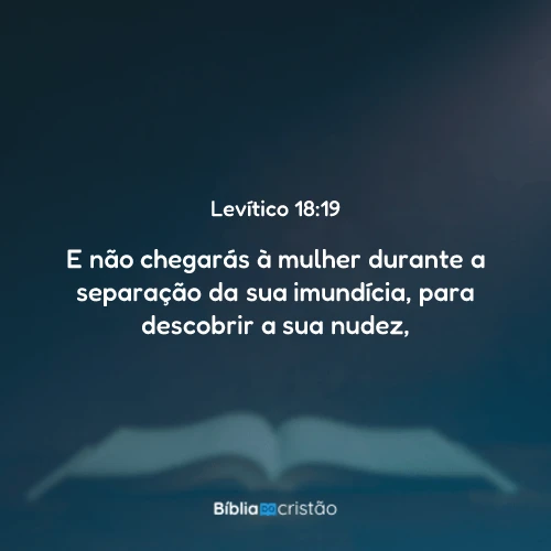 Levítico 18:19