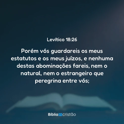 Levítico 18:26