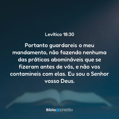 Levítico 18:30
