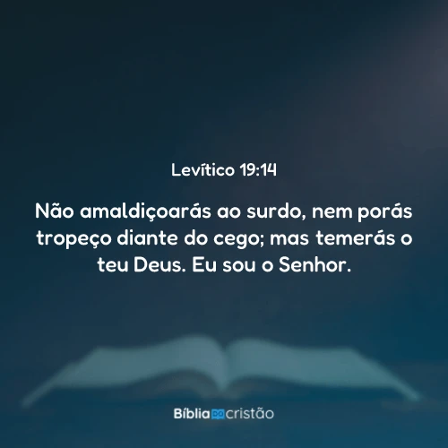 Levítico 19:14