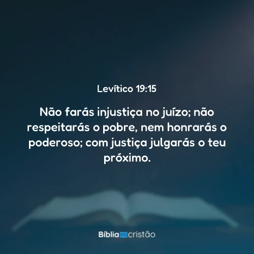 Levítico 19:15