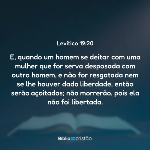Levítico 19:20