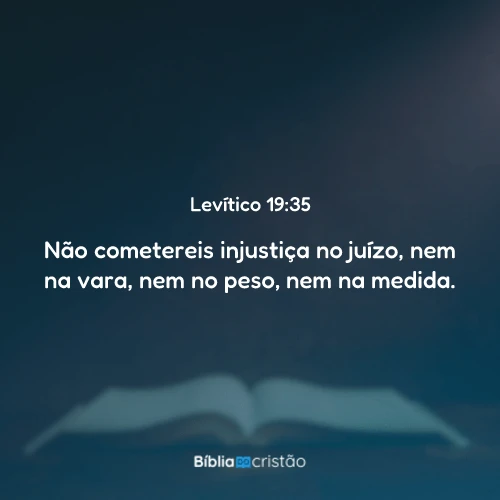 Levítico 19:35