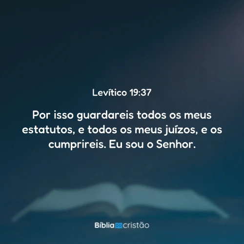 Levítico 19:37