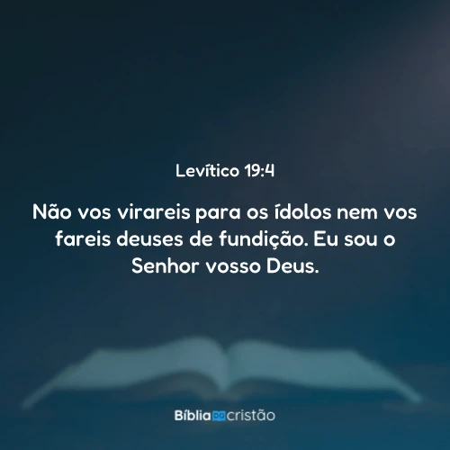Levítico 19:4