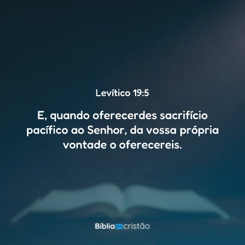 Levítico 19:5