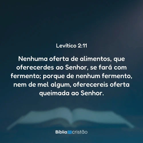 Levítico 2:11