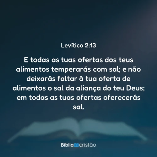 Levítico 2:13