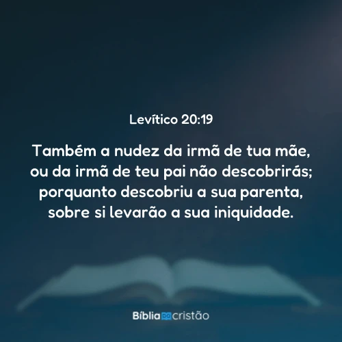 Levítico 20:19