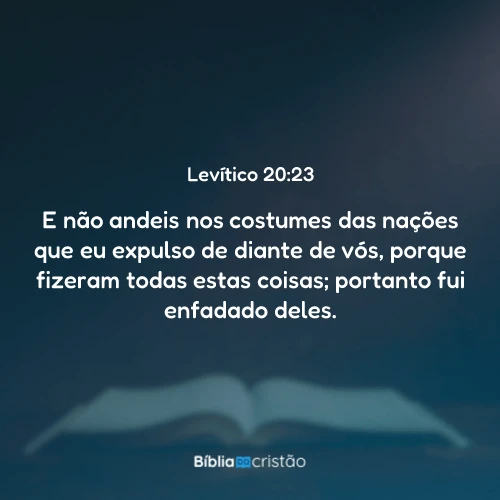 Levítico 20:23