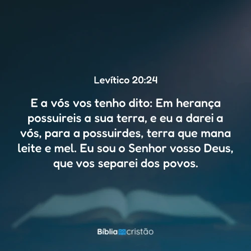 Levítico 20:24