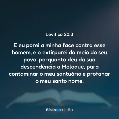 Levítico 20:3