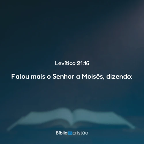 Levítico 21:16