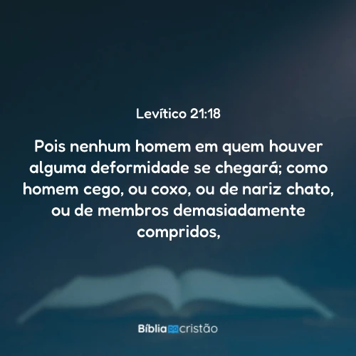 Levítico 21:18