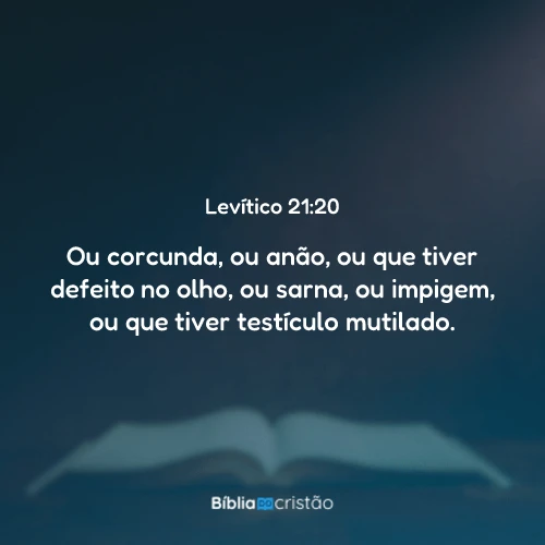 Levítico 21:20