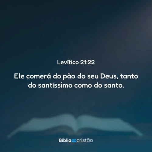Levítico 21:22