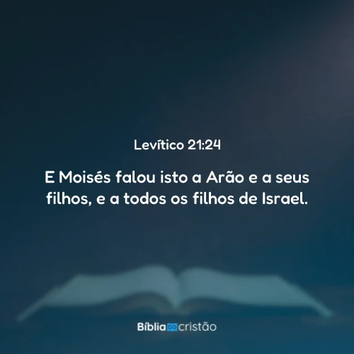 Levítico 21:24