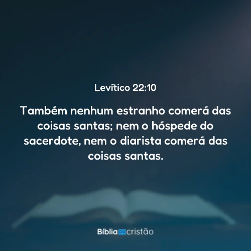 Levítico 22:10