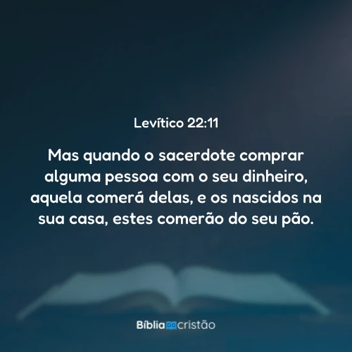 Levítico 22:11