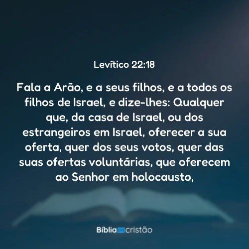 Levítico 22:18