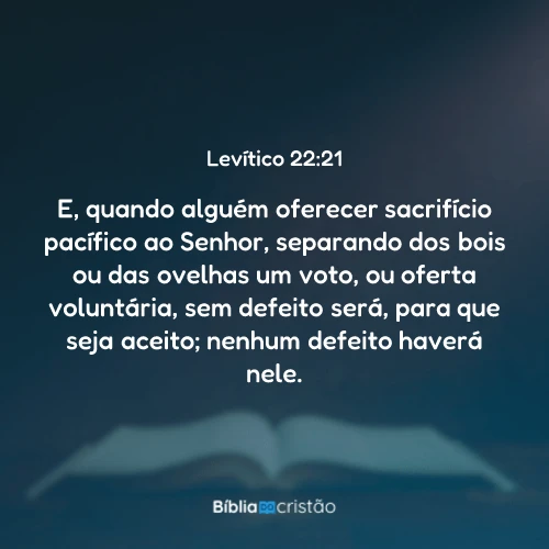 Levítico 22:21