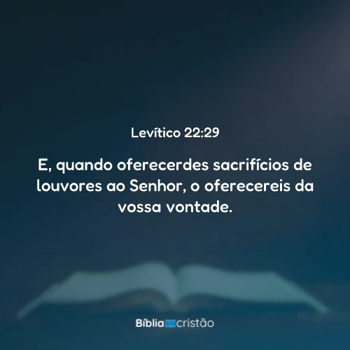 Levítico 22:29