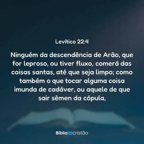 Levítico 22:4