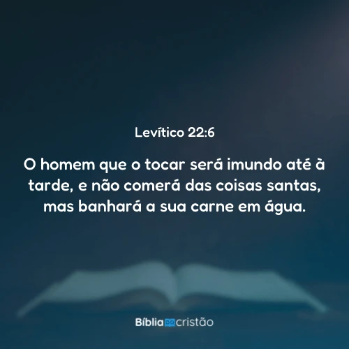 Levítico 22:6