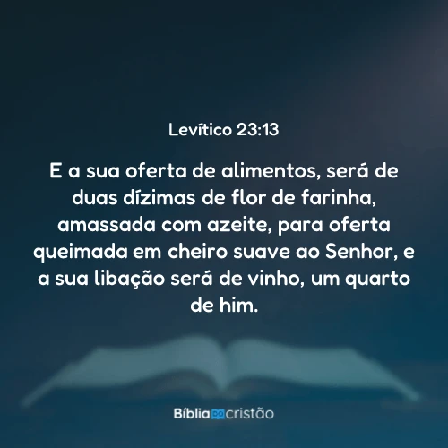 Levítico 23:13