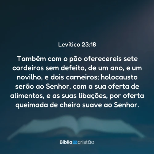 Levítico 23:18