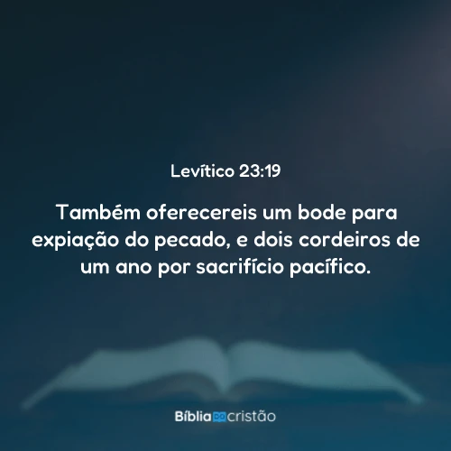 Levítico 23:19