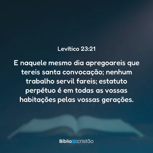 Levítico 23:21