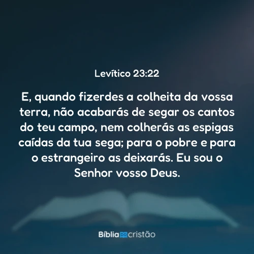 Levítico 23:22