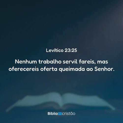 Levítico 23:25