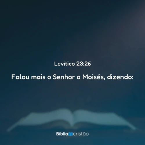Levítico 23:26