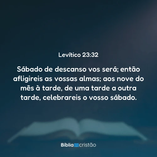 Levítico 23:32