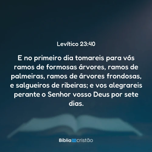 Levítico 23:40