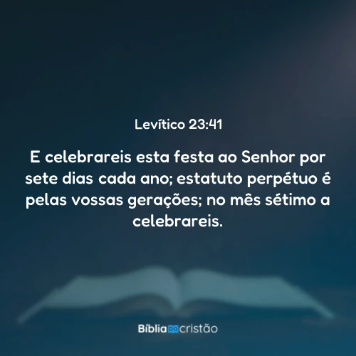 Levítico 23:41
