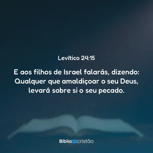 Levítico 24:15