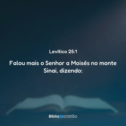 Levítico 25:1