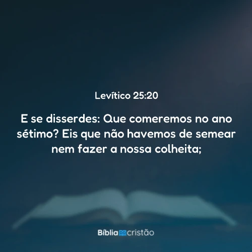 Levítico 25:20
