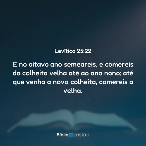 Levítico 25:22