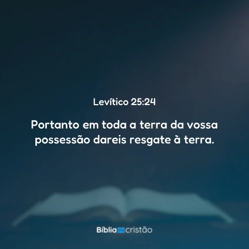 Levítico 25:24