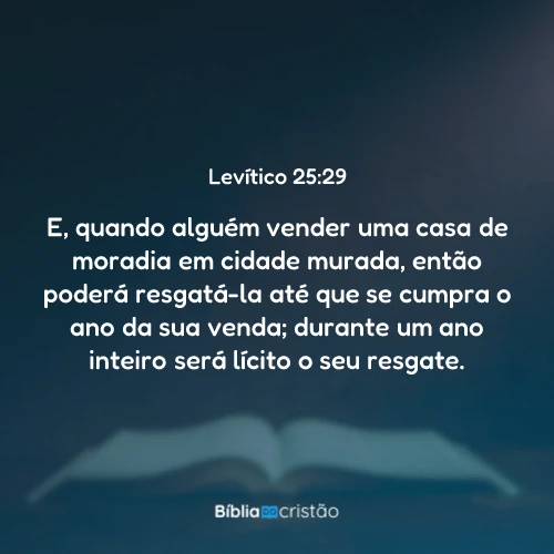 Levítico 25:29